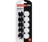 Усиленные магниты BRAUBERG BLACKWHITE 30 мм, набор 10 шт, черные/белые 237468