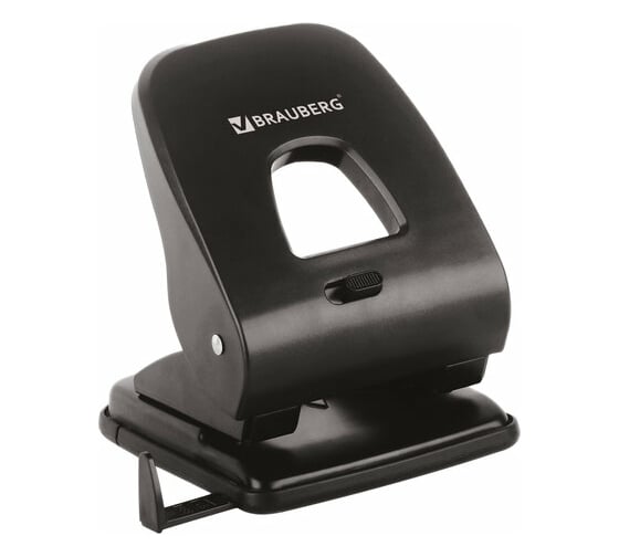 Дырокол BRAUBERG SX-40 до 40 листов, черный 229695