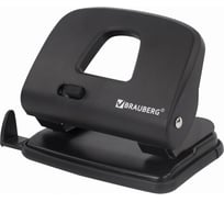 Дырокол BRAUBERG SX-20, до 20 листов, черный 229694