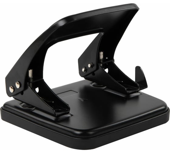 Металлический дырокол BRAUBERG Classic до 25 листов, черный 229697