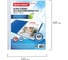 Плотные перфорированные глянцевые папки-файлы BRAUBERG EXTRA 600 А4 комплект 100 шт, 60 мкм 229665 6