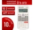 Двухстрочный инженерный калькулятор BRAUBERG SC-880-N 417 функций, 10+2 разрядов, батарея, белый 250526 5
