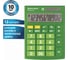 Настольный калькулятор BRAUBERG ULTRA-12-GN 192x143 мм, 12 разрядов, двойное питание, зеленый 250493 3