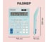 Настольный калькулятор BRAUBERG EXTRA PASTEL-12-LB 206x155 мм, 12 разрядов, голубой 250486 3