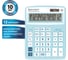 Настольный калькулятор BRAUBERG EXTRA PASTEL-12-LB 206x155 мм, 12 разрядов, голубой 250486 9