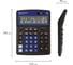 Настольный калькулятор BRAUBERG EXTRA-12-BKBU 206x155 мм, 12 разрядов, черно-синий 250472 11