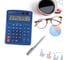 Настольный калькулятор BRAUBERG EXTRA-12-BU 206x155 мм, 12 разрядов, двойное питание, синий 250482 11