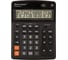 Настольный калькулятор BRAUBERG EXTRA-14-BK 206x155 мм, 14 разрядов, двойное питание, черный 250474 1