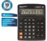 Настольный калькулятор BRAUBERG EXTRA-14-BK 206x155 мм, 14 разрядов, двойное питание, черный 250474 9