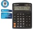 Настольный калькулятор BRAUBERG EXTRA-16-BK 206x155 мм, 16 разрядов, двойное питание, черный 250475 18