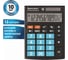Настольный калькулятор BRAUBERG ULTRA COLOR-12-BKBU 192x143 мм, 12 разрядов, черно-голубой, 250497 3