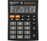 Настольный калькулятор BRAUBERG ULTRA-12-BK 192x143 мм, 12 разрядов, двойное питание, черный, 250491 1