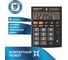 Настольный компактный калькулятор BRAUBERG ULTRA-08-BK, 154x115 мм, 8 разрядов, черный, 250507 3