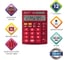 Настольный калькулятор BRAUBERG ULTRA-12-WR 192x143 мм, 12 разрядов, двойное питание, бордовый, 250494 4