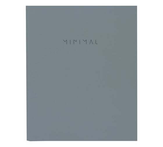 Тетрадь на кольцах BRAUBERG А5 175х215 мм, 120 листов, твердый картон, клетка, Minimal grey 404996