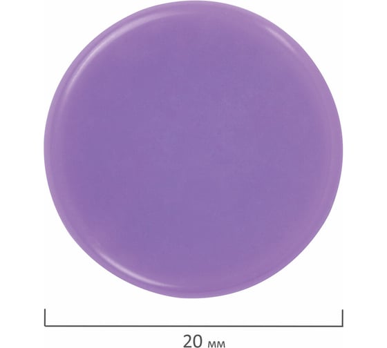 Магниты BRAUBERG 20 мм, набор 10 шт, MACAROONS, KIDS, блистер 272520