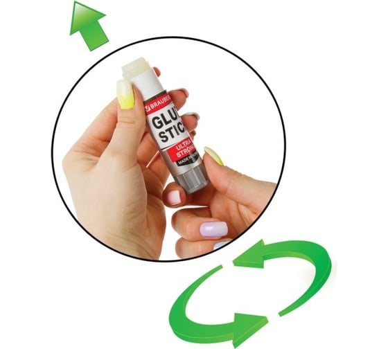 Клей-карандаш BRAUBERG ULTRA STRONG, усиленная формула, 36 г, Южная Корея 229546