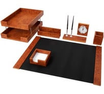 Настольный набор BESTAR Phoenix из дерева, 7 предметов, цвет янтарный 237212