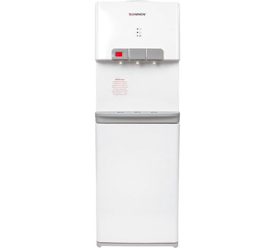 Напольный кулер SONNEN FSE-02MB 3 крана, белый 455000