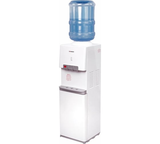 Напольный кулер SONNEN FSE-02MB 3 крана, белый 455000