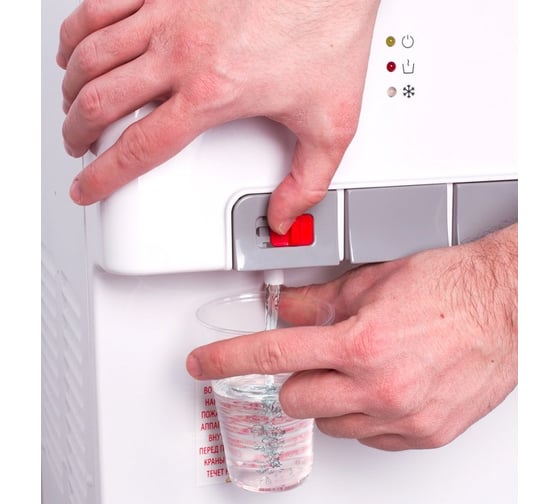 Напольный кулер SONNEN FSE-02MB 3 крана, белый 455000