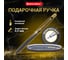 Подарочная шариковая ручка BRAUBERG Brioso синяя, черный корпус с золотистым, линия 0.5 мм 143466 2