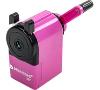 Механическая точилка BRAUBERG JET металлический механизм, розовый корпус 229568