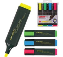 Набор текстовыделителей BRAUBERG ORIGINAL набор 4 шт, ассорти, линия 1-5 мм 151689