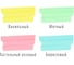 Текстовыделители BRAUBERG SUPER PASTEL набор 4 шт, ассорти, прорезиненный корпус, 1-5 мм 151756 4