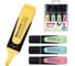 Текстовыделители BRAUBERG SUPER PASTEL набор 4 шт, ассорти, прорезиненный корпус, 1-5 мм 151756 1