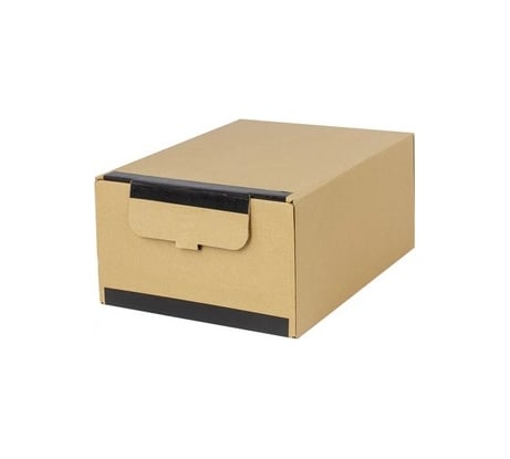 Архивный короб на липучке STAFF 380х285х170 мм, гофрокартон, до 1700 л 112161