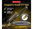 Подарочная перьевая ручка BRAUBERG Larghetto синяя, черный корпус с хромом, линия 0.25 мм 143477 2