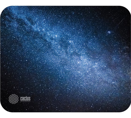 Коврик для мыши CACTUS Milky Way 300x250x2 мм CS-MPС-P02M 2016759 1