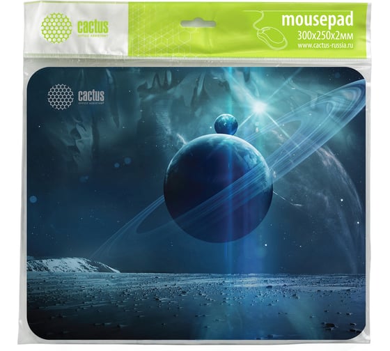 Коврик для мыши CACTUS Saturn 300x250x2 мм CS-MPС-P03M 2016760