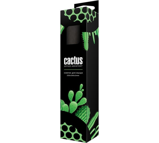 Коврик для мыши CACTUS Black Mesh 250x200x3 мм CS-MPС-D02S 2016754