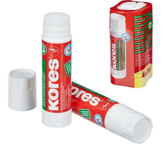 Клей-карандаш Kores 20 г 4шт./уп. 130249 1