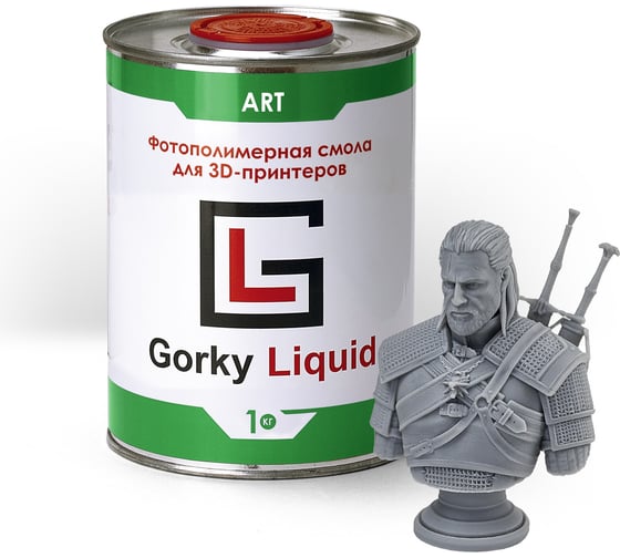 Фотополимерная смола Gorky Liquid ART Cерая 1 кг 52053 52097 1