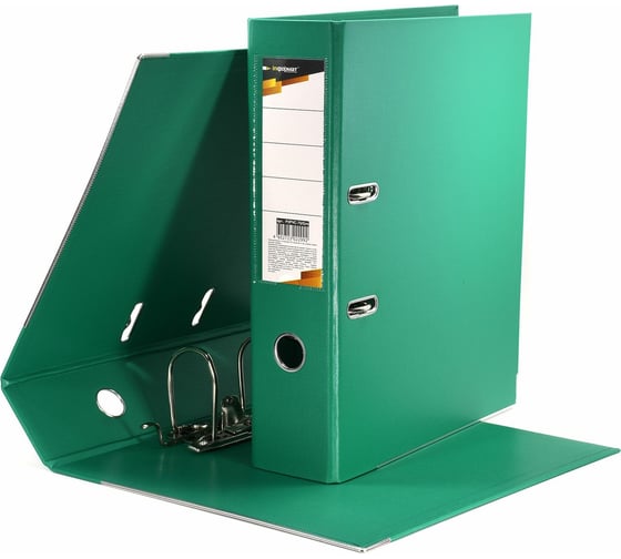 Папка-регистратор INFORMAT 75 мм, двустороннее покрытие P2PVC-75/Gr
