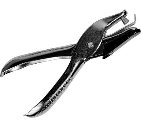 Дырокол Eagle 1 отверстие, серебро, металл, 6 листов 9201P