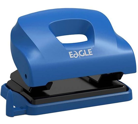 Дырокол Eagle OCEAN 12 листов, металл, синий, линейка форматов P7121/blue* 1