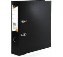 Папка-регистратор INFORMAT 75 мм, двустороннее покрытие, PVC P2PVC-75/Blk