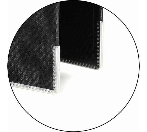 Папка-регистратор INFORMAT 75 мм, двустороннее покрытие, PVC P2PVC-75/Blk