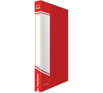 Папка INFORMAT с кольцами, А4, 4 кольца, 700 мкм, 40 мм, красная, пластик NP5675R