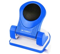Дырокол INFORMAT ERGONOMICS синий, комбинированный, до 40 листов, линейка форматов DEG-40Bl