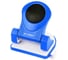 Дырокол INFORMAT ERGONOMICS синий, комбинированный, до 40 листов, линейка форматов DEG-40Bl 1