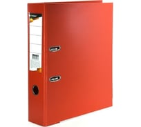 Папка-регистратор INFORMAT 75 мм, двустороннее покрытие, PVC P2PVC-75/Red