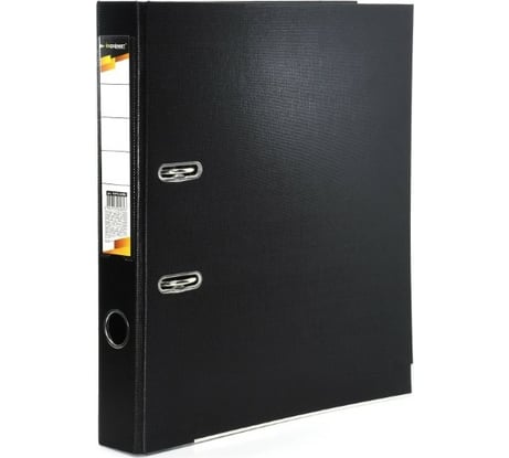 Папка-регистратор INFORMAT 55 мм, двустороннее покрытие P2PVC-55/Blk