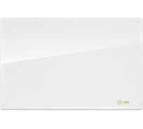 Доска стеклянная Cactus CS-GBD-65x100-UWT-TM сквозное крепление ультра белый 65x100 см 2013290