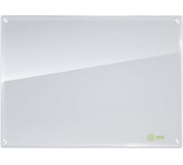 Доска стеклянная Cactus CS-GBD-90x120-WT-TM сквозное крепление белый 90x120 см 2013297