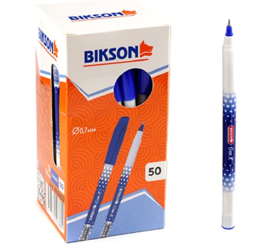 Ручка шариковая Bikson GENX 0,7 мм, синие чернила, арт. BN0602 РучШ1419